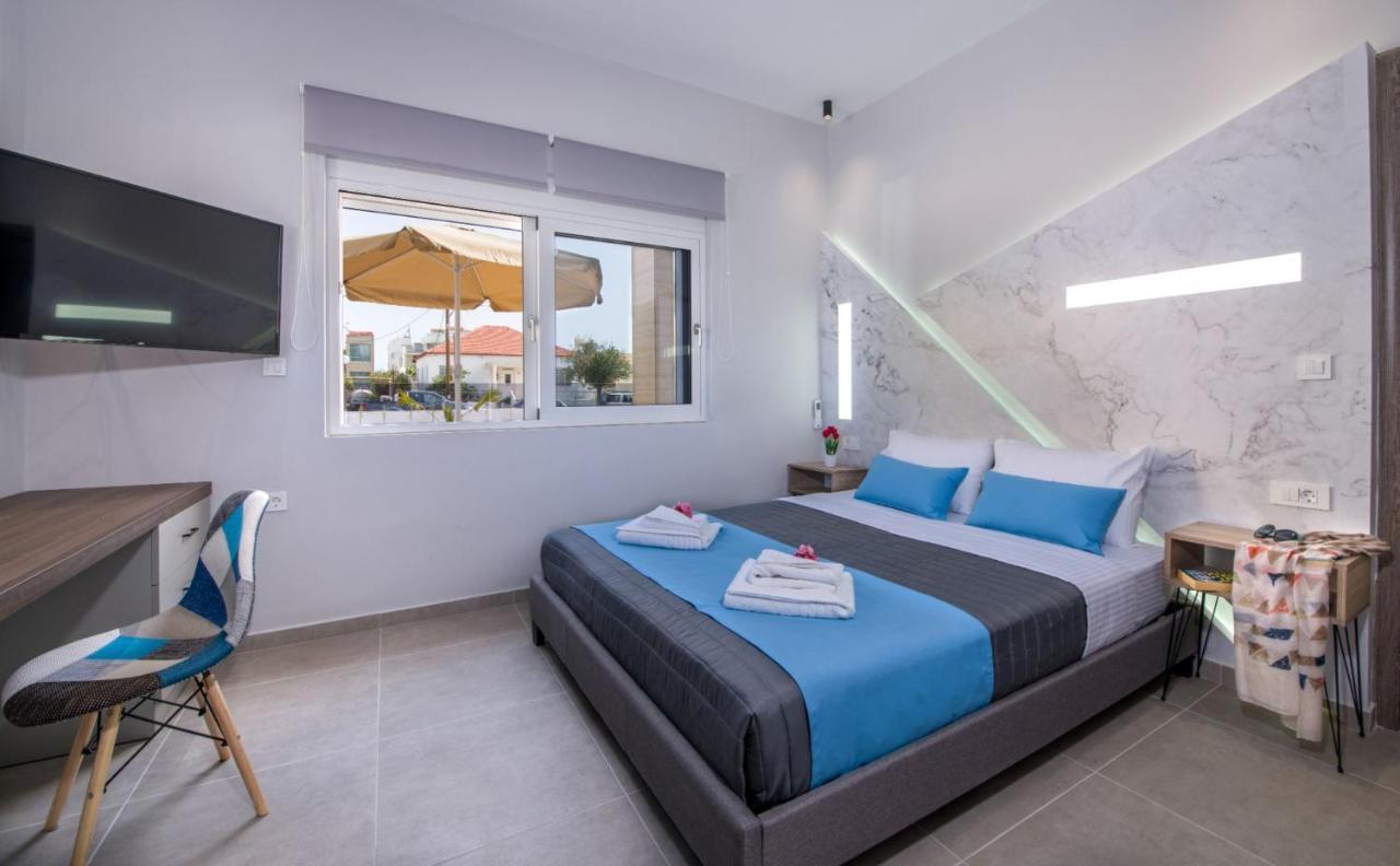 Luxury Villa Eva-Mari With Jacuzzi, 50M From The Beach Stalos Exterior foto