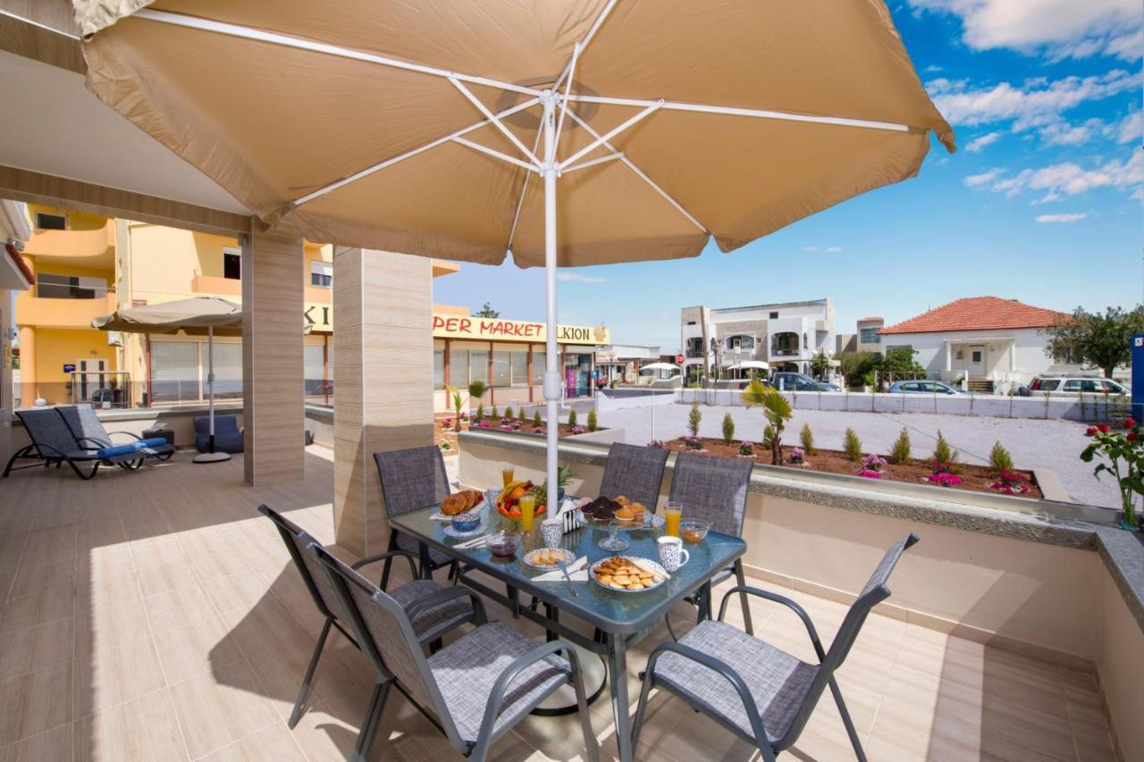 Luxury Villa Eva-Mari With Jacuzzi, 50M From The Beach Stalos Exterior foto