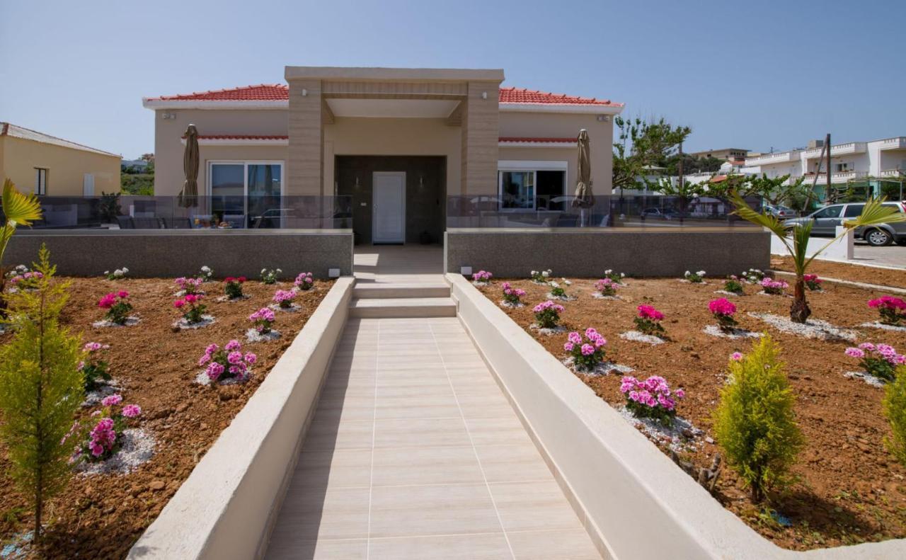 Luxury Villa Eva-Mari With Jacuzzi, 50M From The Beach Stalos Exterior foto