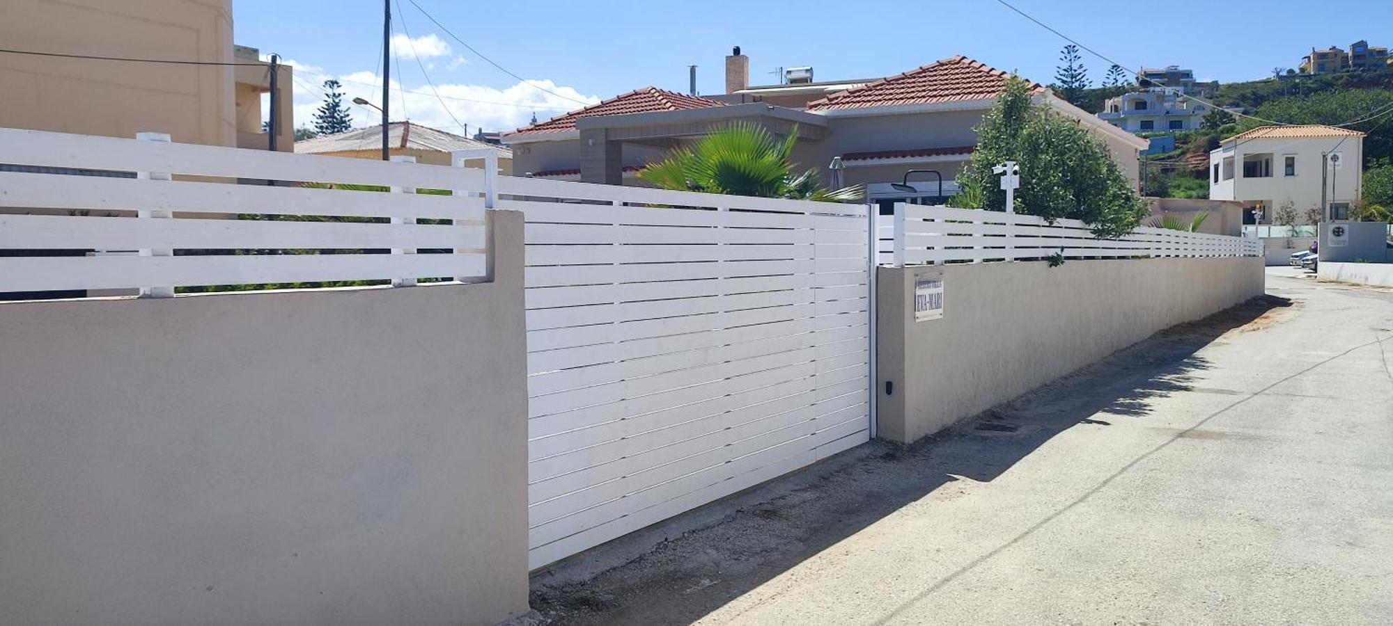 Luxury Villa Eva-Mari With Jacuzzi, 50M From The Beach Stalos Exterior foto
