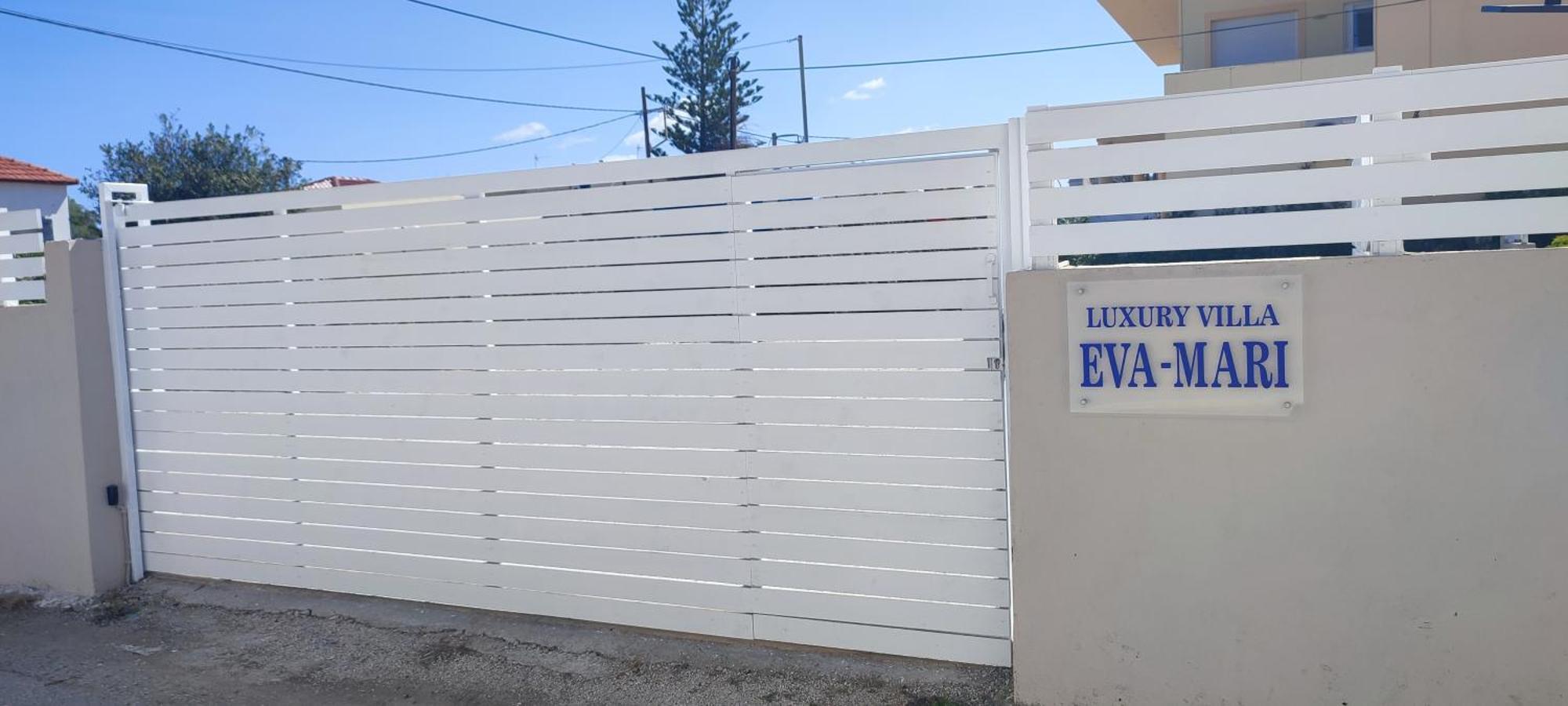 Luxury Villa Eva-Mari With Jacuzzi, 50M From The Beach Stalos Exterior foto